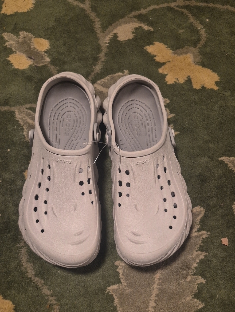 CROCS Kids' Classic Clog in Light Gray